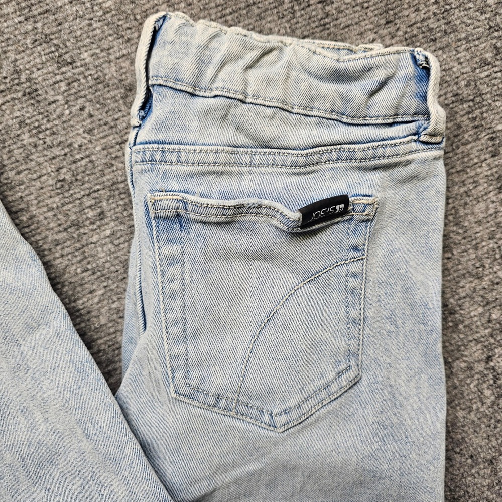 Joe's Jeans Molly 1409 Girls Size 16 Light Wash Distressed Split Hem Flare Jeans - Picture 10 of 11